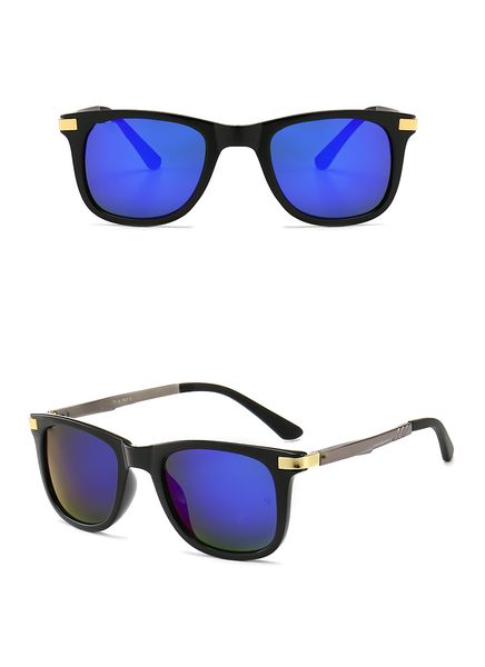 

2021 Korean retro spectacle frame fashion metal star style black sunglasses female trendsetter, White;black