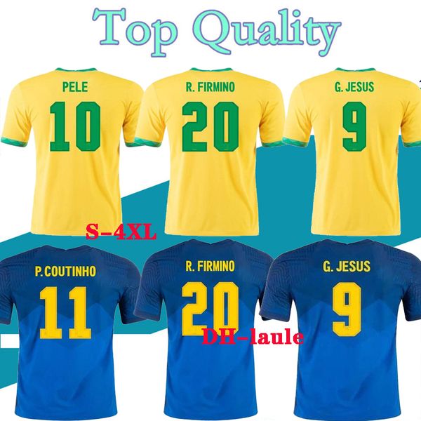 

2021 brasil soccer jersey brasil football shirts 20 21 neres camisa futebol brazils copa america camiseta de futbol coutinho firmino jesus s, Black;yellow