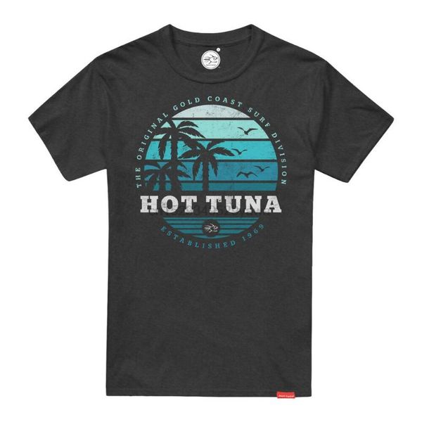 

men's t-shirts tuna - mens t-shirt grey sunset, White;black