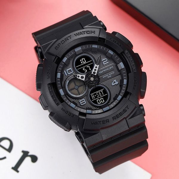 

new watch femininity simple junior high school students' fashion girls' luminous electronic men's korean waterproof, Slivery;brown