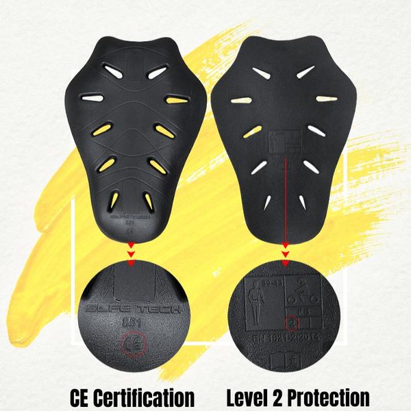 

motorcycle armor dorsal jacket insert back protector high elasticity body spine protective pad