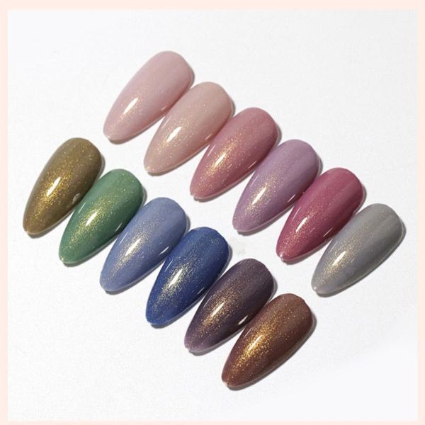 

nail gel 12 color polish translucent manicuring uv led crystal soak off jelly semi permanent, Red;pink