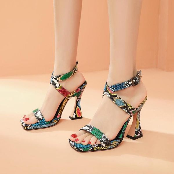 

dora tasia 2021 fashion large size 43 women pumps peep toe strange style heels sandals summer casual woman shoes, Black