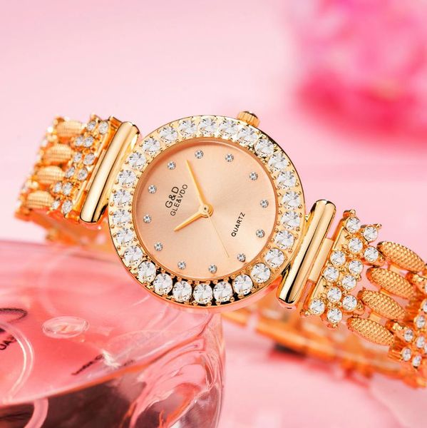 

wristwatches women quartz watches casual dress ladies small dial rhinestone square wrist watch gold female clock 2021, Slivery;brown