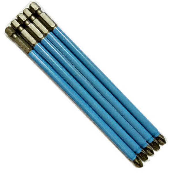 

hand tools 5pcs/set ph2 anti-slip electric screwdriver bit set bits 1/4" ( 6.35mm )hex shank magnetic power accessories