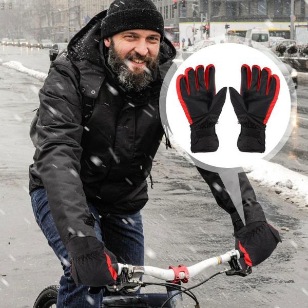 

ski gloves 1 pair thermal fashion heated for men (without battery)