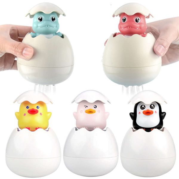 

children's bathroom floating water spray egg toy baby dinosaur
