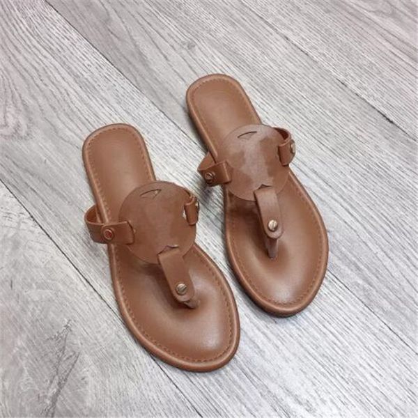 

designer women beach sandals summer fashion flip flops leather lady slipper casual shoes slides large size 35-42, Black