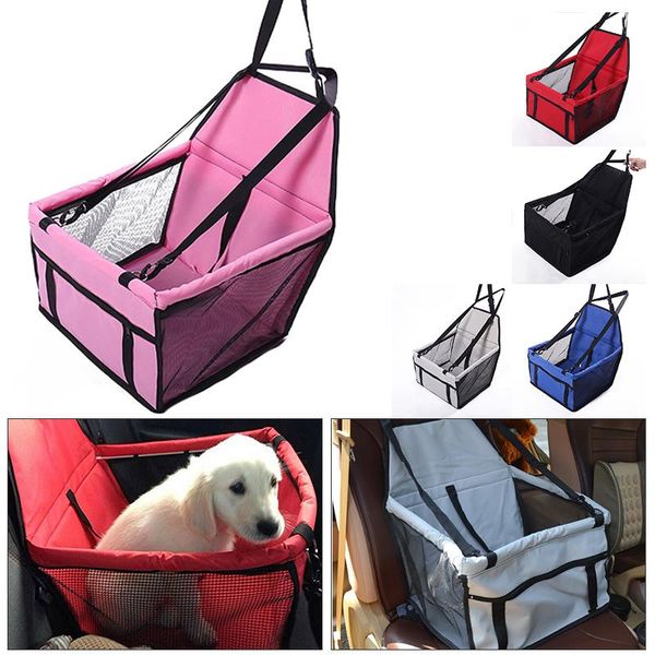 

1pc travel dog car carrier seat cover folding hammock pet carriers bag carrying for dogs cats transport basket waterproof covers