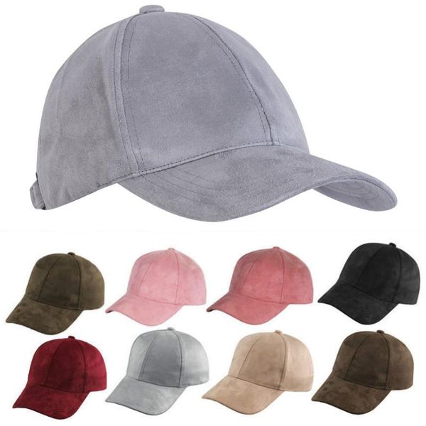 

cloches 2021 men women cowboy hats cap snapback hat hip-hop adjustable street caps suede solid colors sports, Blue;gray