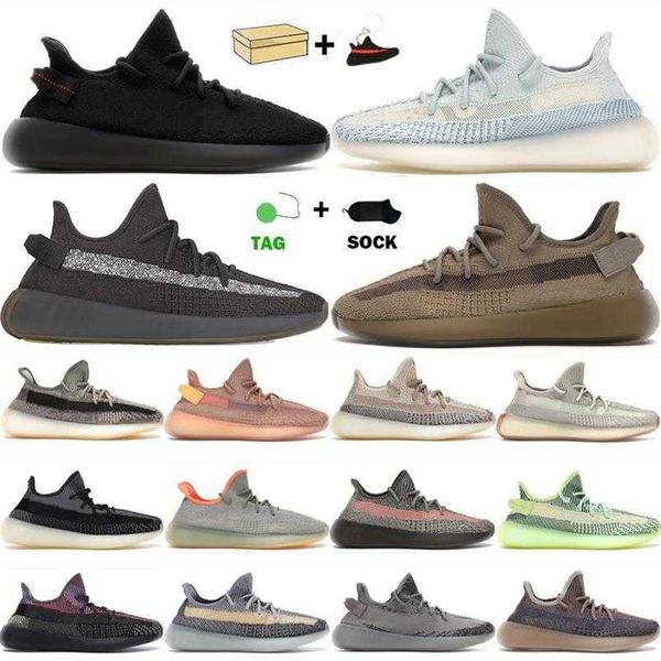 

2021 men women running shoes bred ash pearl carbon zebra israfil earth sand static black yecheil mens trainers sneakers with box eura55