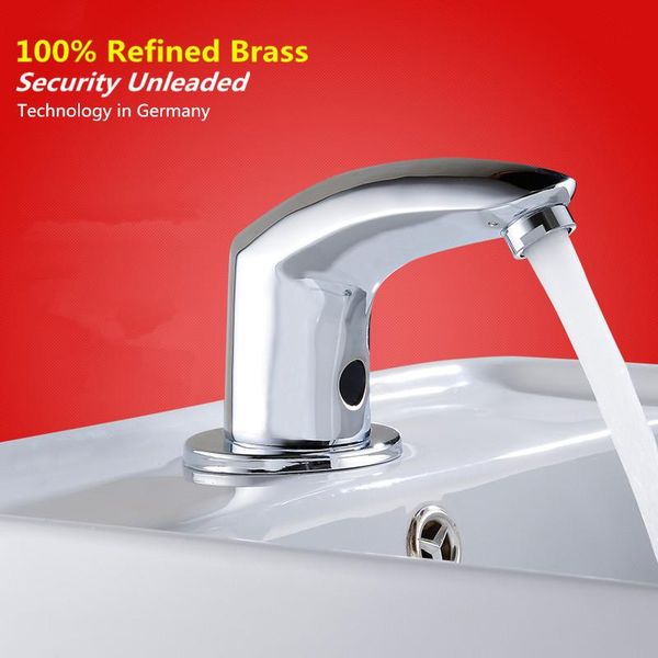 

bathroom sink faucets torneira automatic sensor faucet dc battery power with control box infrared smart regulation basin water tap