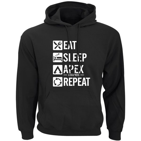 

2021 men's sweater apex legends hero peripheral game hoodie, Black