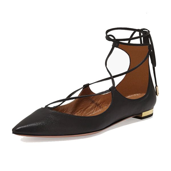 

dress shoes women pointed toe lace-up low gold heels buckle drees 2.5cm summer pumps plus size us5-15 8u3v, Black