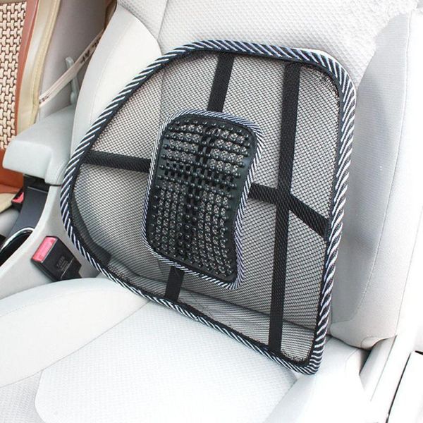 

cushion/decorative pillow universal car back support chair cushion mesh lumbar for office truck seat