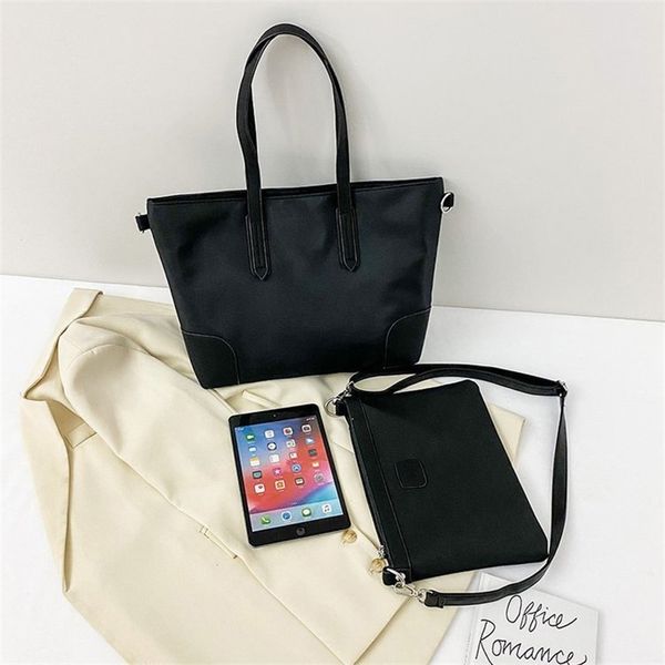 

2021 simple solid color bag bag fashion atmosphere large capacity shopping women's daily commuting luxuryss designerss yw