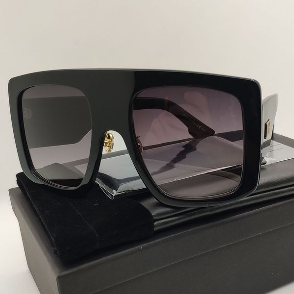 

sunglasses fashion big frame goggles 2021 oculos de large square brand designer for women men, White;black