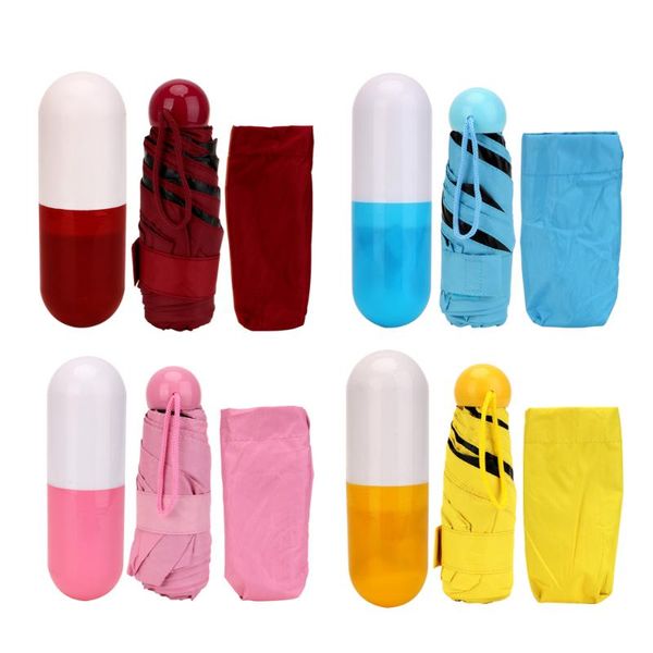 

umbrellas pocket parasol mini umbrella clear anti-uv windproof folding portable travel