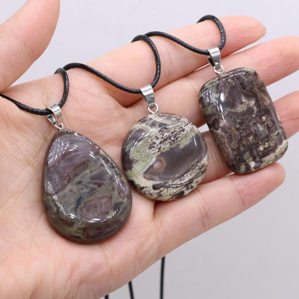 

charms natural semi-precious stone pendant pablo picasso for diy jewelry making gift, Bronze;silver