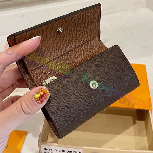 

2021 designer fashion luxury mini wallet bags womens mens key ring credit card holder coins clutch purse classic flap bag small multi pocket