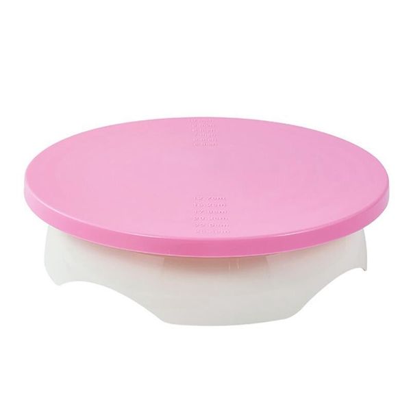 

baking & pastry tools 1pc creative rotating cake turntable detachable non-slip plastic stand turner table diy accessories