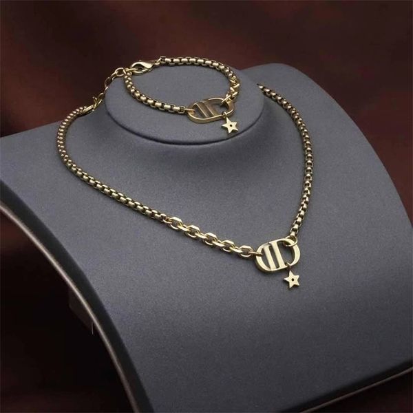 

designer jewelry online21 year new necklace net red high version letter tassel star bracelet 7goj, Black