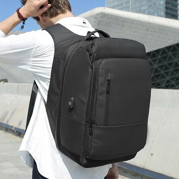 

backpack men lapwaterproof multi functional travel rucksack with usb port eig88