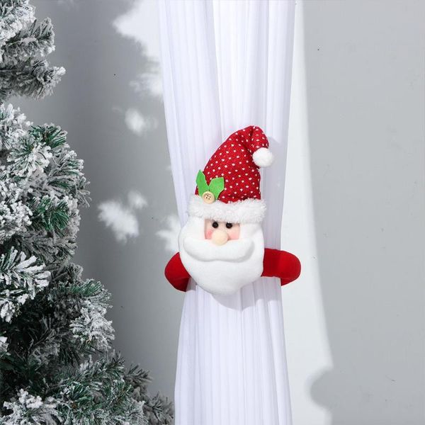 

other home decor christmas curtain holder merry decorations for ornaments year santa claus xmas noel