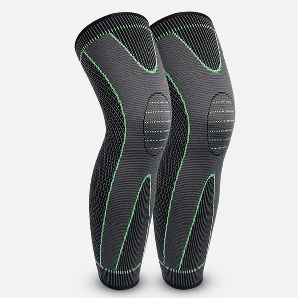 

elbow & knee pads long brace protector compression support sleeve patella guard for sports gym workout, Black;gray