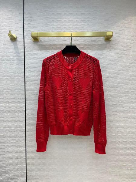 

women's knits & tees hollow out knitted cardigan sweaters women autumn 2021 o-neck long sleeve sweet love pattern lady, White