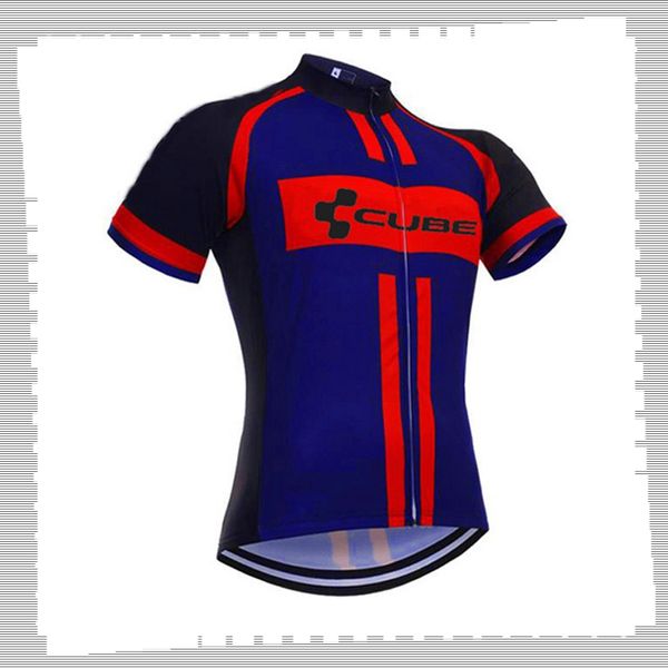 Maglia da ciclismo Pro Team CUBE Maglia da ciclismo estiva da uomo ad asciugatura rapida Uniforme da mountain bike Camicie da bici da strada Abbigliamento da corsa Abbigliamento sportivo da esterno Y21041270