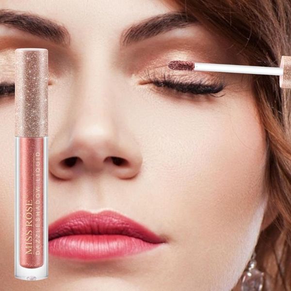 

eye shadow shimmering liquid eyeshadow pearlescent glitter makeup