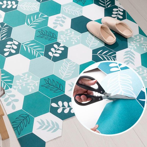 

carpets anti-slip doormat dustproof pvc entrance rubbing carpet irregular shape removal rug nordic style kitchen bathroom mat