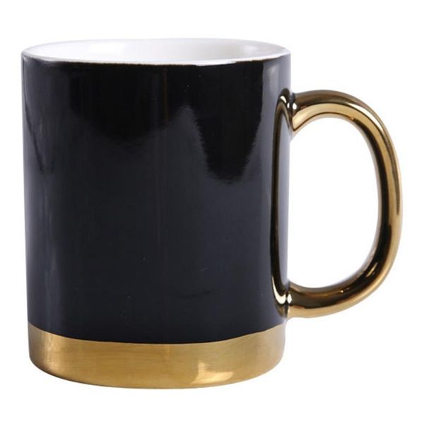 

mugs mug ceramic cup northern europe simple coffee lovers with handle gold