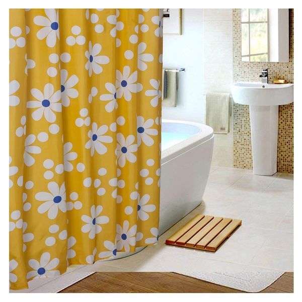 

polyester bathroom curtain linershower curtain floral decorative