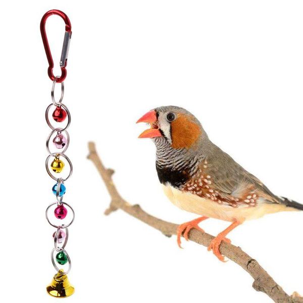 

other bird supplies bite toy ring bell parrot hamster hanging swing chain parakeet chew