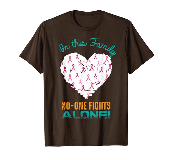 

In This Family No One Fights Alone Tshirt, Mainly pictures