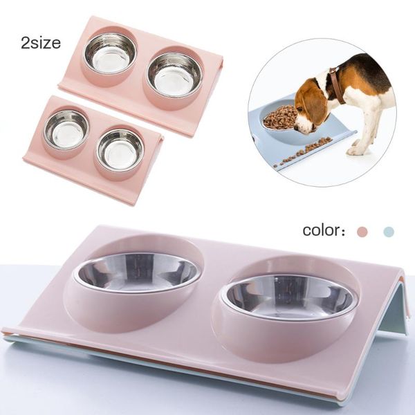 

puppy container feeder dish pet silica gel bowl dog cat collapsible silicone dow candy color outdoor travel portable bowls & feeders