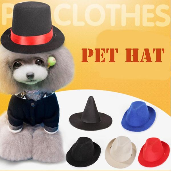 

dog apparel cool accessories cowboy hat magic gargamel funny halloween