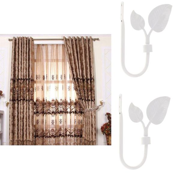 

other home decor 2x u shape metal tree leaves curtain hook window drapery tieback tie backs wall hanger