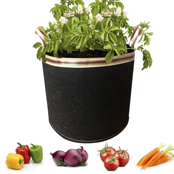 

planters & pots vegetable grow bags potato tomato strawberry with handles eco friendly planting bag tree growth seedling pot