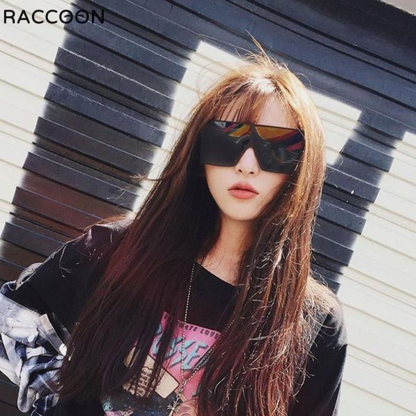 

sunglasses fashion high square lady luxury designer big retro sun glasses women oversized quality gafas sol los hombres uv400, White;black