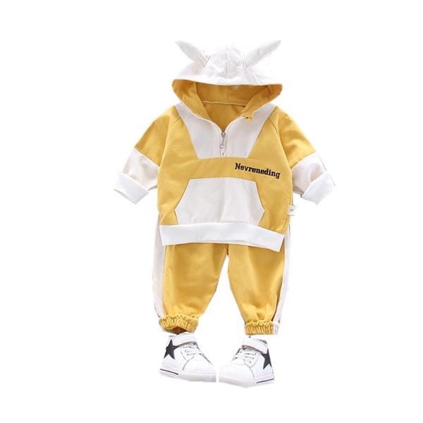 

clothing sets spring autumn baby boys clothes suit kids fashion hoodies pants 2pcs/sets children casual girls costume infant, White