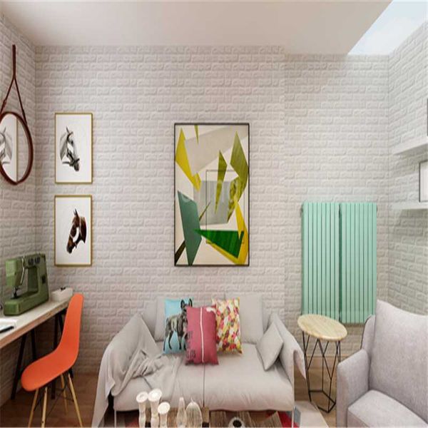 

3d wall stickers imitation brick waterproof self-adhesive wallpaper bedroom decoration living room kitchen tv wallpapers