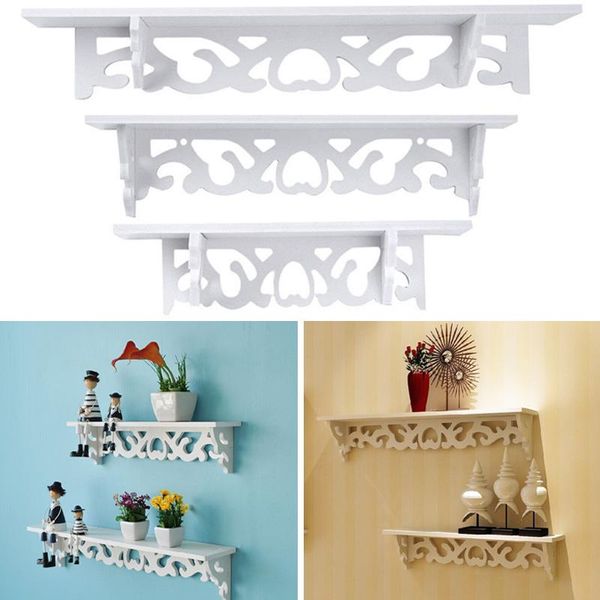 

bathroom storage & organization rack wood hollow shelves holder hanging toiletries organizer kitchen home decor