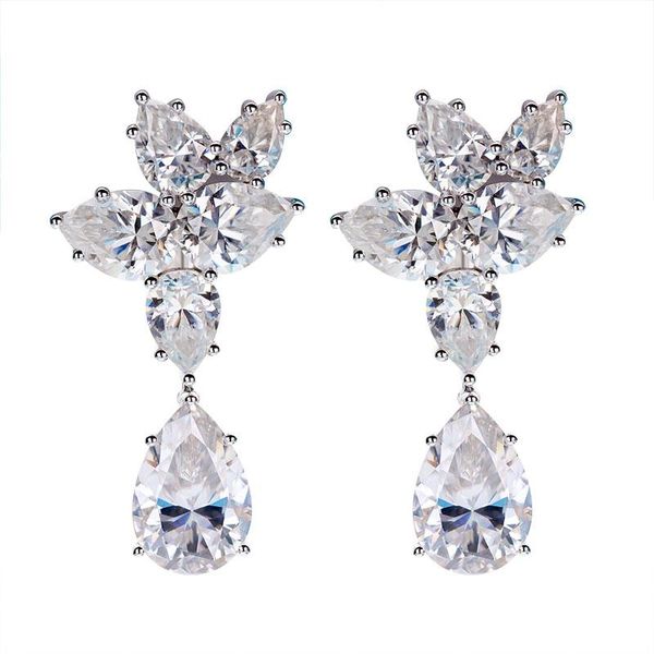 

other 925 silver earring charm jewel pair d vvs1 fashion round cut women jewelry hoop factory supplier