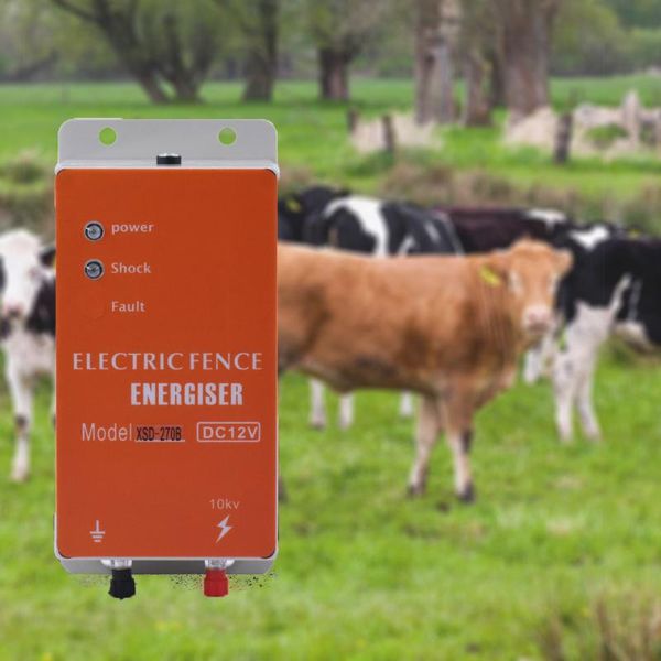 

fencing, trellis & gates electric fence for animals solar energizer charger high voltage pulse controller poultry farm insulators