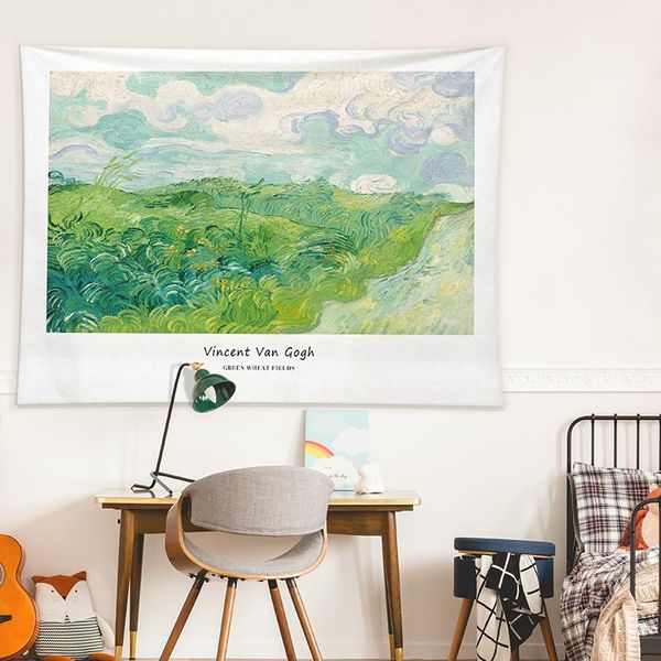 

tapestries natural large wall printed tapestry indie room hippie hanging creative art decor tapisserie mural nordic