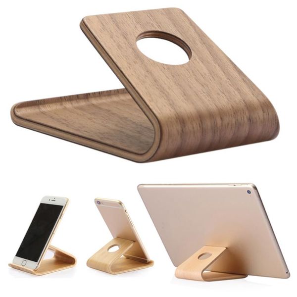 

cell phone mounts & holders wooden stand universal holder cradle for smartphone tablet cellphone gdeals
