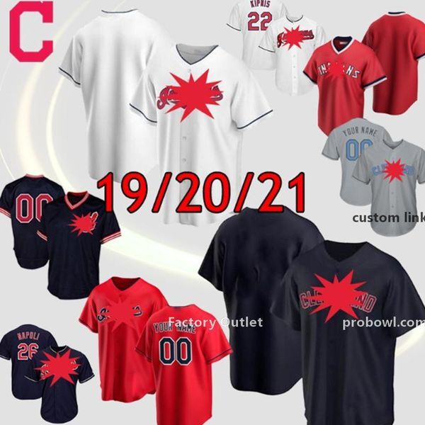 

2021 cleveland 12 francisco lindor indians baseball jerseys 11 jose ramirez 22 jason kipnis 22 josh naylor allen 55 roberto pérez customized, Blue;black